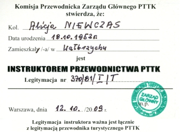Ala Niewczas - Wałbrzyscy Przewodnicy PTTK